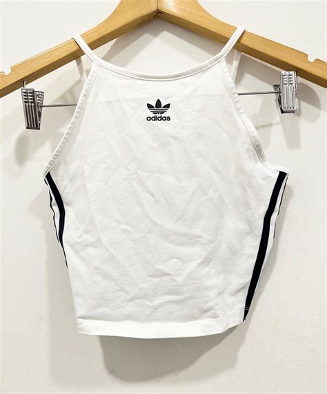 adidas white tops for women